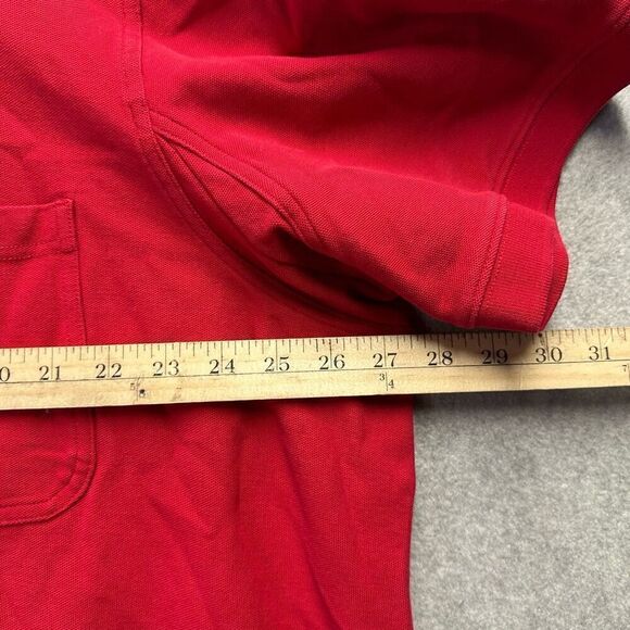 Duluth Trading Co Men’s Size 2XLPolo Shirt Red Heavyweight Relaxed Casual - Picture 3 of 6